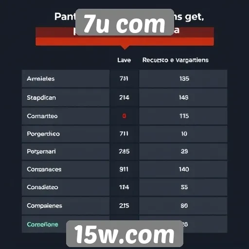 Comparativo entre 7u com e plataformas similares